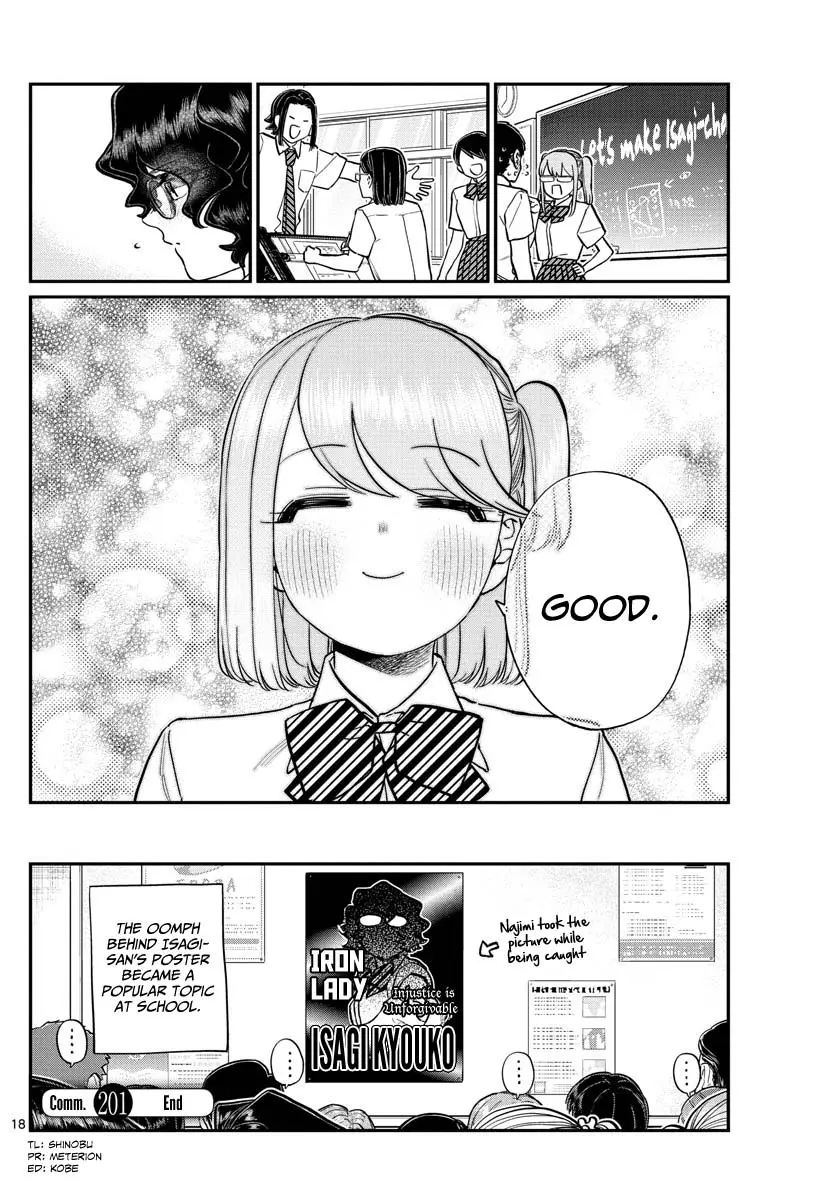 Komi-san wa Komyushou Desu - Chapter 201 - Page 18