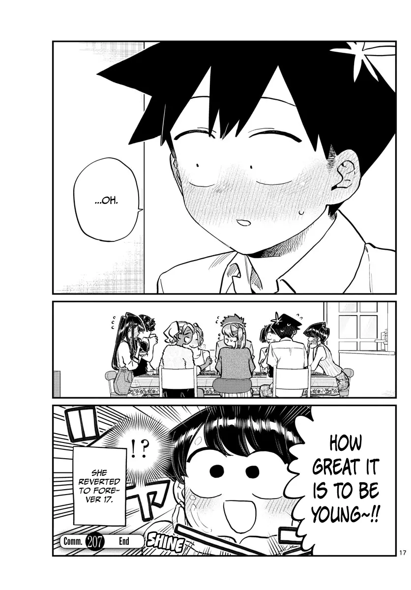 Komi-san wa Komyushou Desu - Chapter 207 - Page 17