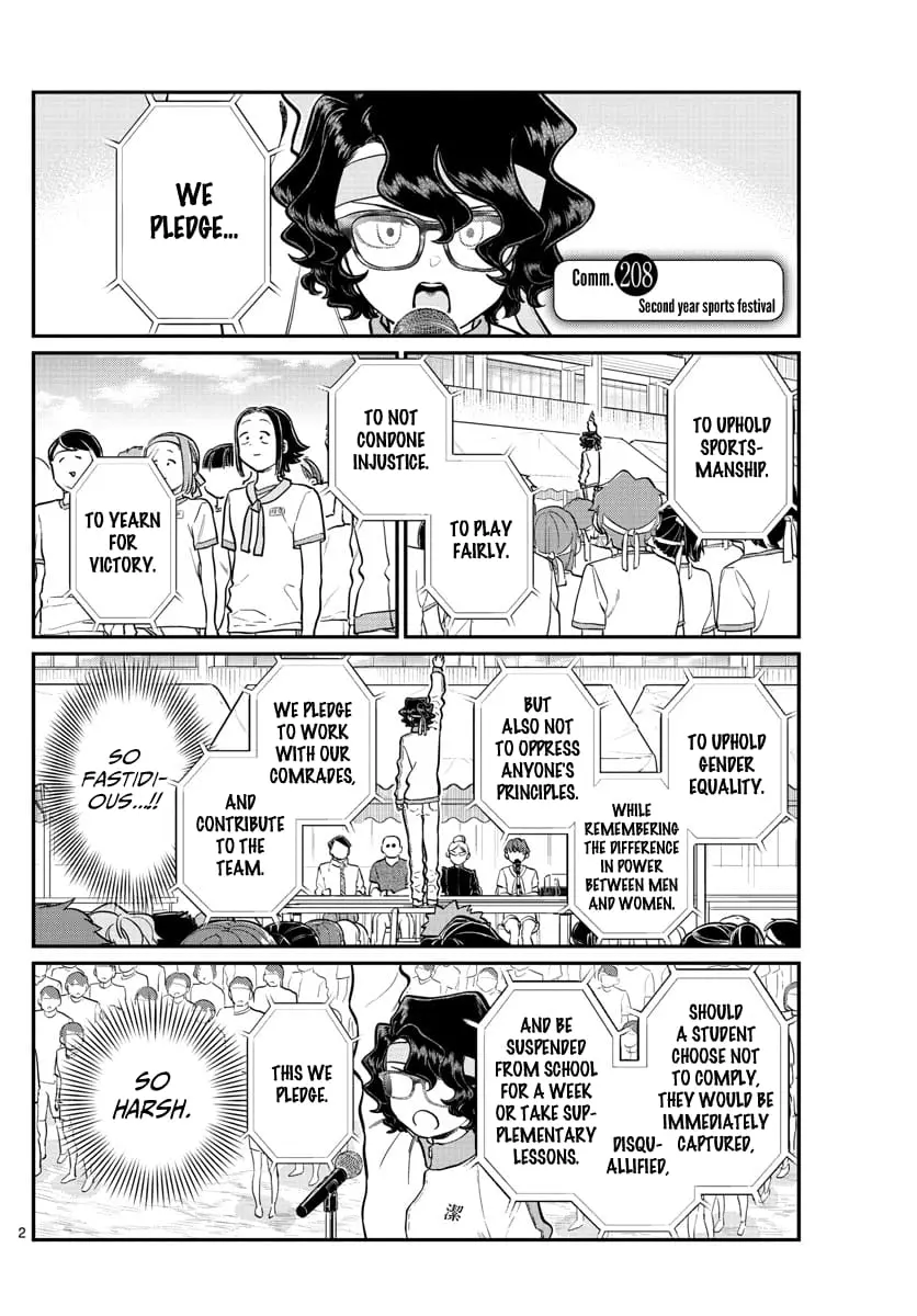 Komi-san wa Komyushou Desu - Chapter 208 - Page 2