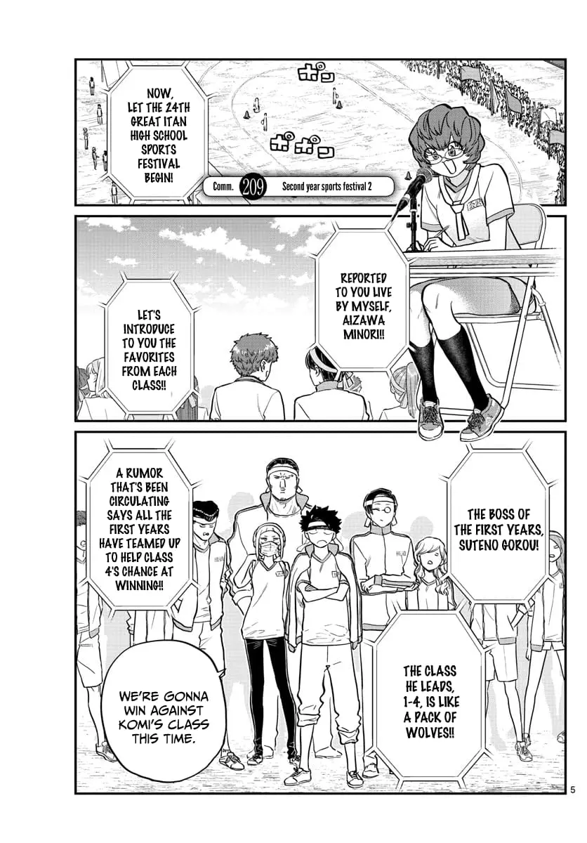 Komi-san wa Komyushou Desu - Chapter 209 - Page 1