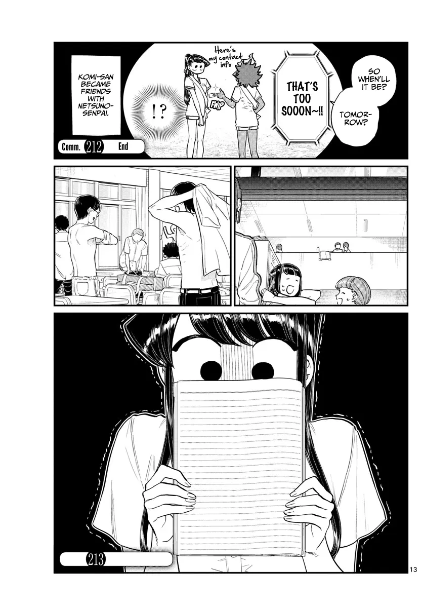 Komi-san wa Komyushou Desu - Chapter 212 - Page 10