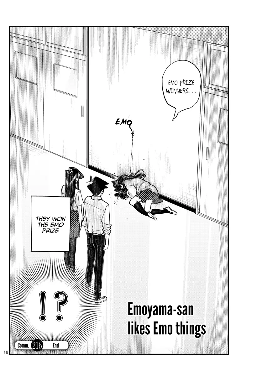 Komi-san wa Komyushou Desu - Chapter 216 - Page 18