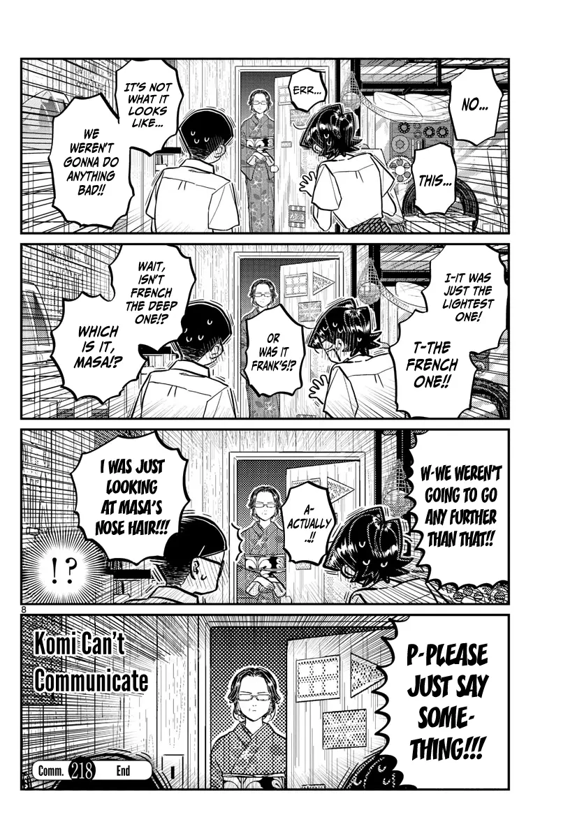 Komi-san wa Komyushou Desu - Chapter 218 - Page 8