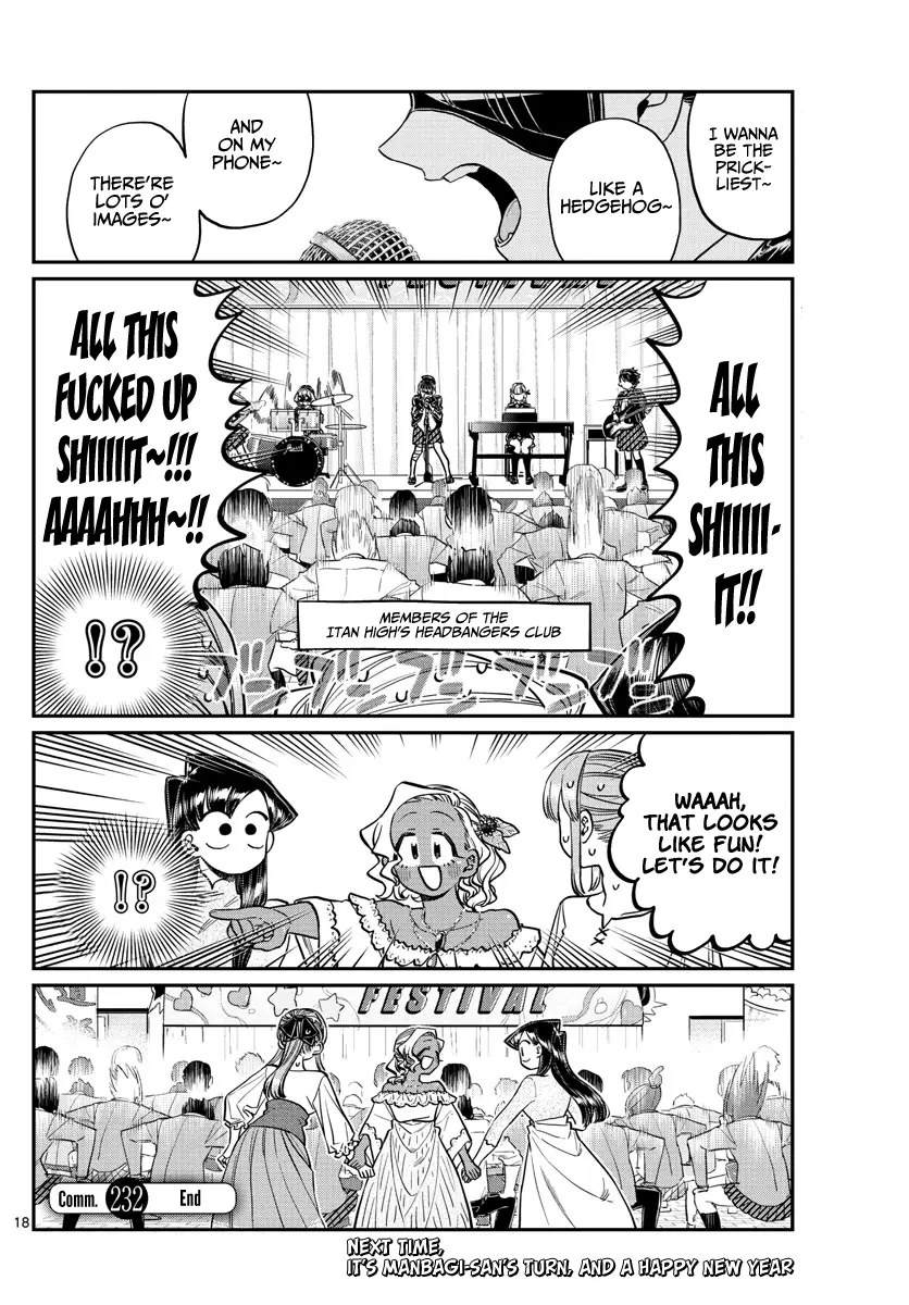 Komi-san wa Komyushou Desu - Chapter 232 - Page 18
