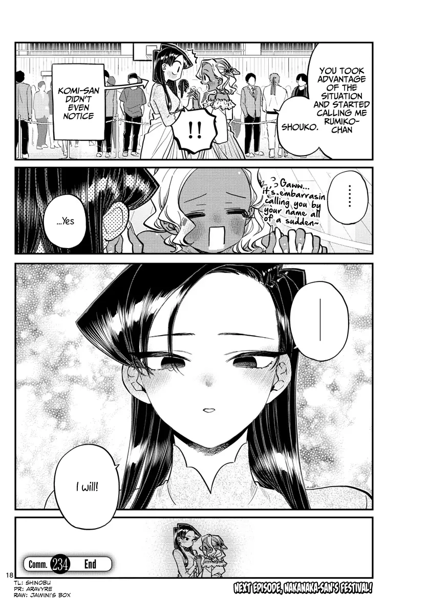 Komi-san wa Komyushou Desu - Chapter 234 - Page 18