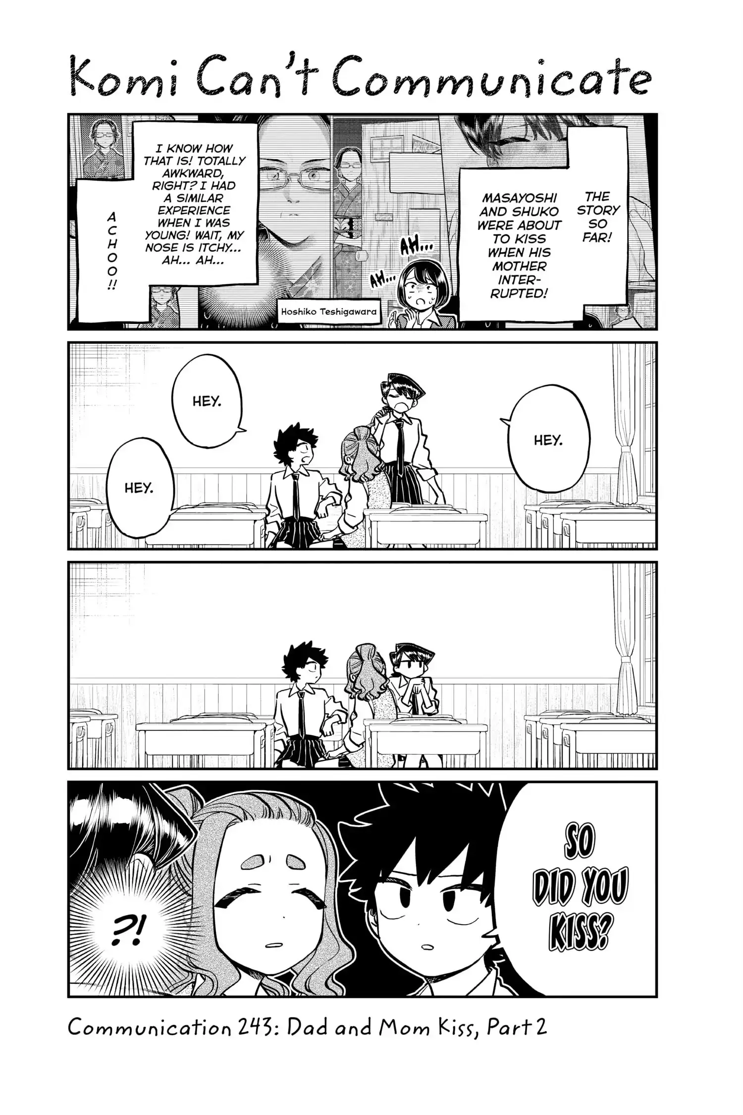Komi-san wa Komyushou Desu - Chapter 243 - Page 1