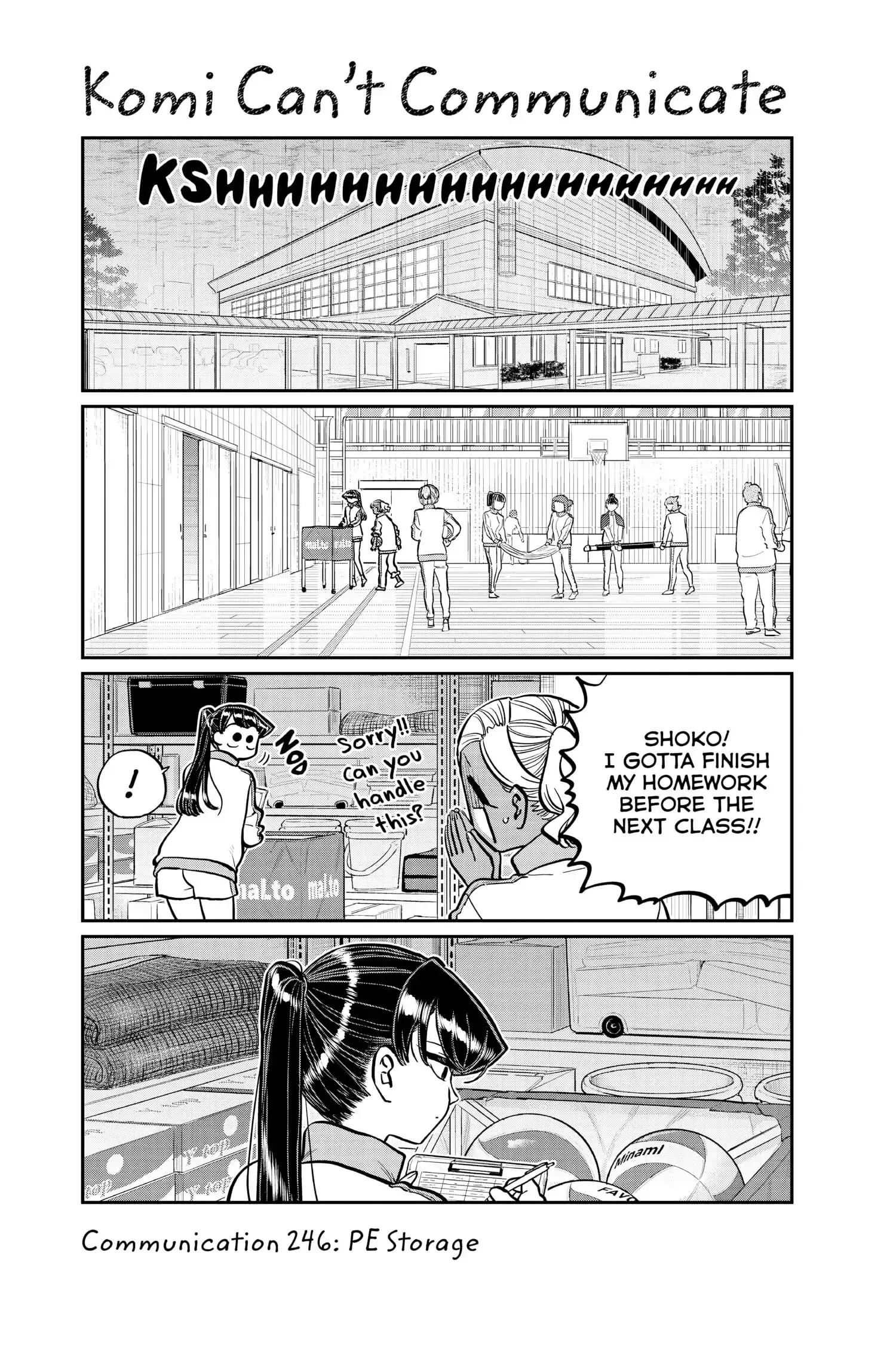Komi-san wa Komyushou Desu - Chapter 246 - Page 1
