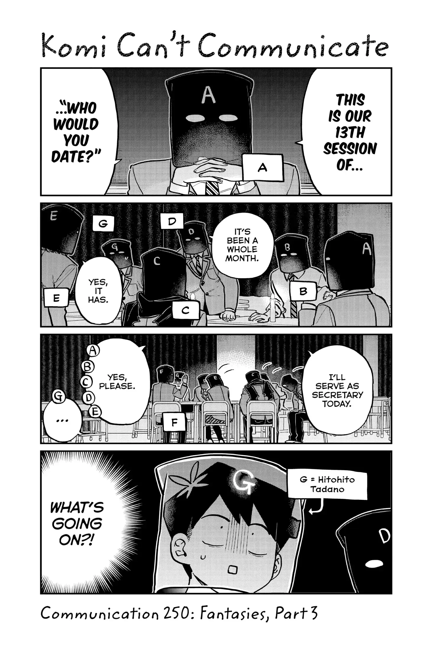 Komi-san wa Komyushou Desu - Chapter 250 - Page 1