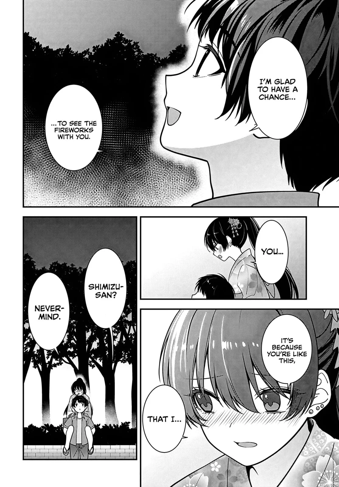 Tonari no Seki no Yankee Shimizu-san ga Kami o Kuroku Sometekita - Chapter 16 - Page 38